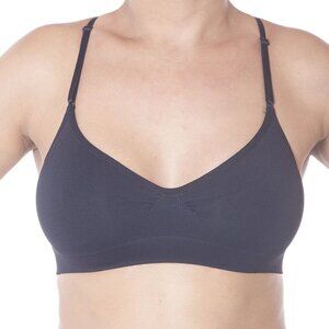 NEW! S Loba Swimmer Back Bra in Black- no seams (4821